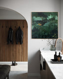Quiet Chatter - Framed in Oak