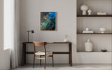 Flashing Comet - Framed in Oak