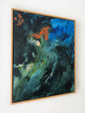Flashing Comet - Framed in Oak