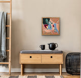 Find a wattle - FRAMED in OAK