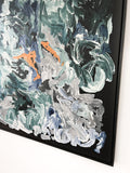 Rolling in the Deep - FRAMED in black Oak.