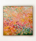 Sitting in spring - FRAMED in OAK