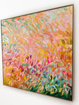 Sitting in spring - FRAMED in OAK