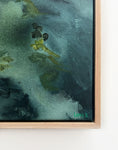 Green Sea Bed - Framed in Oak