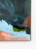 Winter Swim - FRAMED in OAK