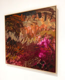 Inferno Bloom - FRAMED in OAK