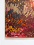 Inferno Bloom - FRAMED in OAK