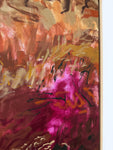 Inferno Bloom - FRAMED in OAK