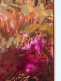 Inferno Bloom - FRAMED in OAK
