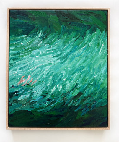 Still in the swirl - Framed in Oak