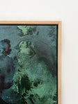 Green Sea Bed 2 - Framed in Oak