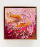 Wondering in Pink - Framed in Oak