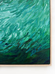 Still in the swirl - Framed in Oak
