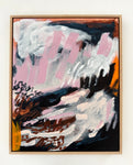 Pink Road - FRAMED in OAK