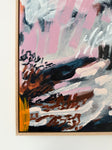 Pink Road - FRAMED in OAK