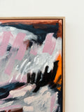 Pink Road - FRAMED in OAK