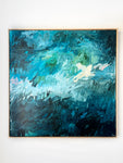 Jumping in after you - FRAMED in OAK, 'Finding Joy' Collection