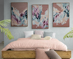 Rolling Dreams (Triptych) - FRAMED in OAK