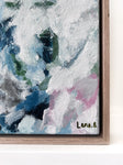 Snow Days - Linen, Framed in OAK