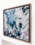 Snow Days - Linen, Framed in OAK