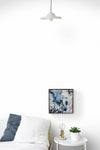 Snow Days - Linen, Framed in OAK