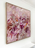 Pink Rain - FRAMED in OAK, 'Finding Joy' Collection