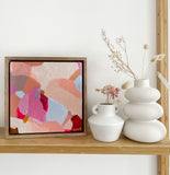 Open Heart - FRAMED in OAK
