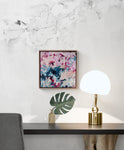 Love Story - Linen, Framed in OAK